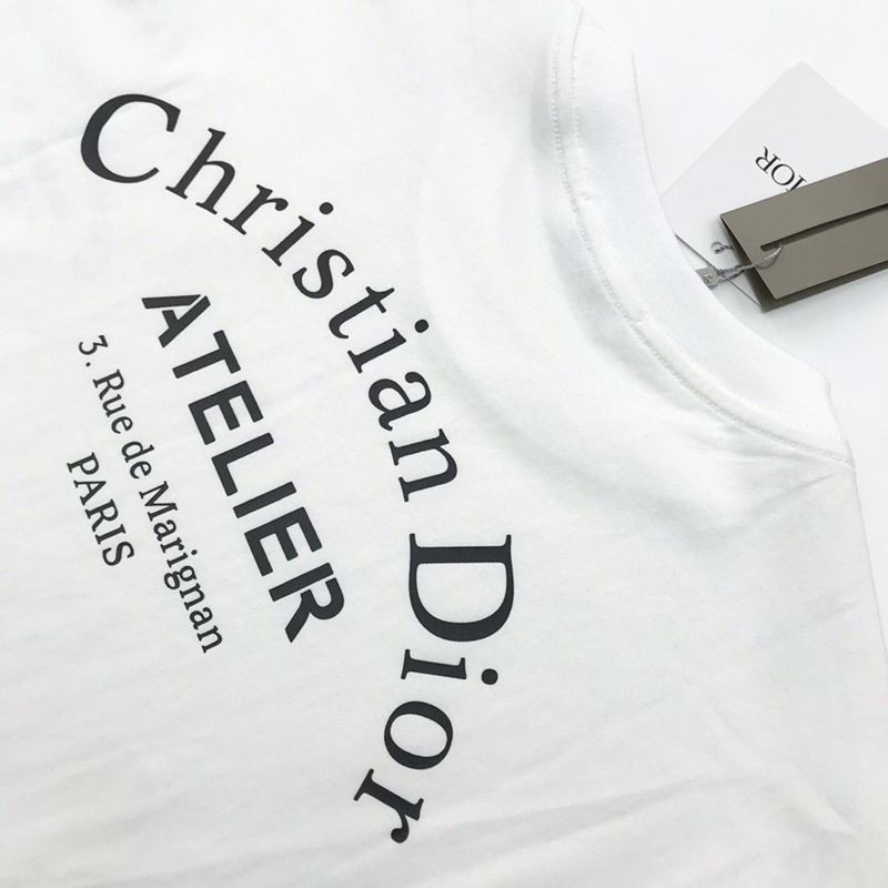 ★日本!!人気！ディオール Tシャツ コピー CD 刺繍 コラボ ライオン オーバーサイズ dex24232